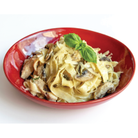Fettuchini Krema Mantar-Fettuccine Cream Mushroom
