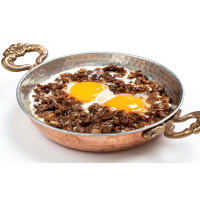 Kavurmalı Yumurta-Scrambled Eggs